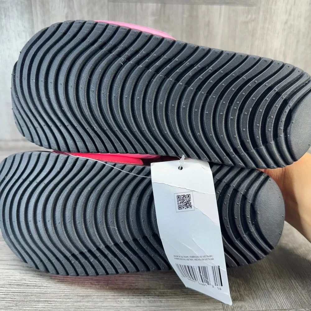 Nike Kawa Slide Fun Youth 2Y Sunset Pulse Pink Athletic Pool Sandals NEW